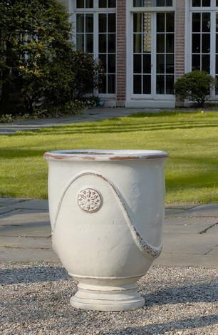 Campania International Glazed Terra cotta Anduze Urn Urn/Planter Campania International 