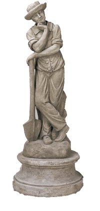 Thumbnail for Contadino Statue Cast Stone Outdoor Asian Collection Statues Tuscan 