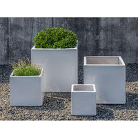 Thumbnail for Campania International Glazed Pottery Hancock Planter - (S/4) Urn/Planter Campania International White 