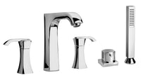 Thumbnail for Latoscana Lady Roman Tub With Lever Handles In Chrome bathtub and showerhead faucet systems Latoscana 