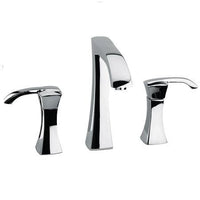 Thumbnail for Latoscana Lady widespread lavatory faucet with lever handles in Chrome touch on bathroom sink faucets Latoscana 