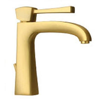 Thumbnail for Latoscana Lady Single Handle Lavatory Faucet With Lever Handle In Matt Gold touch on bathroom sink faucets Latoscana 
