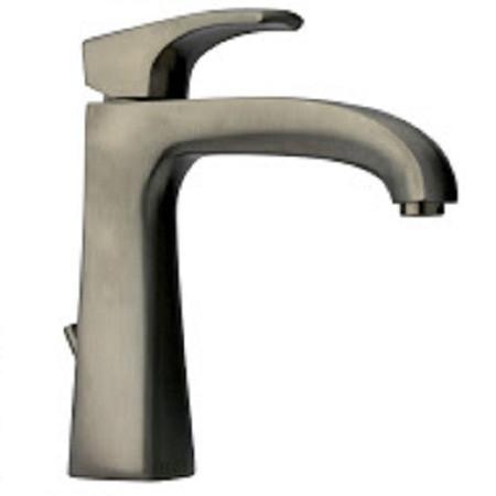Latoscana Lady Single Handle Lavatory Faucet With Lever Handle In Brushed Nickel touch on bathroom sink faucets Latoscana 