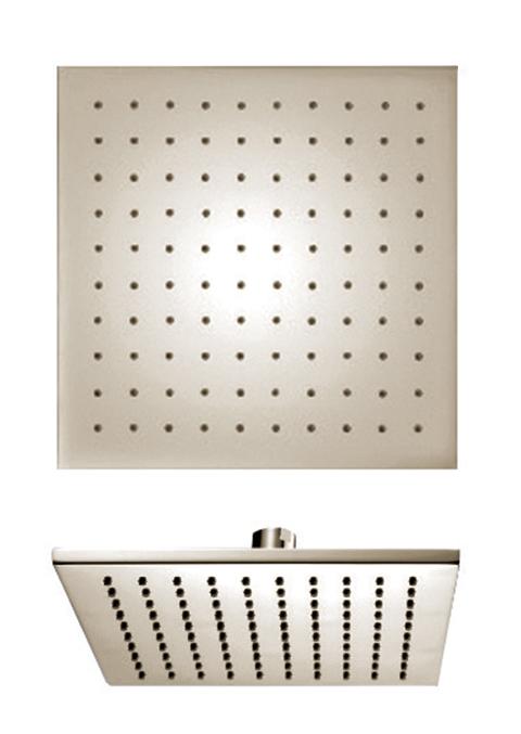 Latoscana Anti-Limestone Ultra-Thin Shower Head In Stainless Steel Brushed Nickel bathtub and showerhead faucet systems Latoscana 