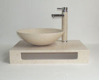 Thumbnail for Eviva Grail 23 in. Marble Vessel Sink Bathroom Vanity Eviva 