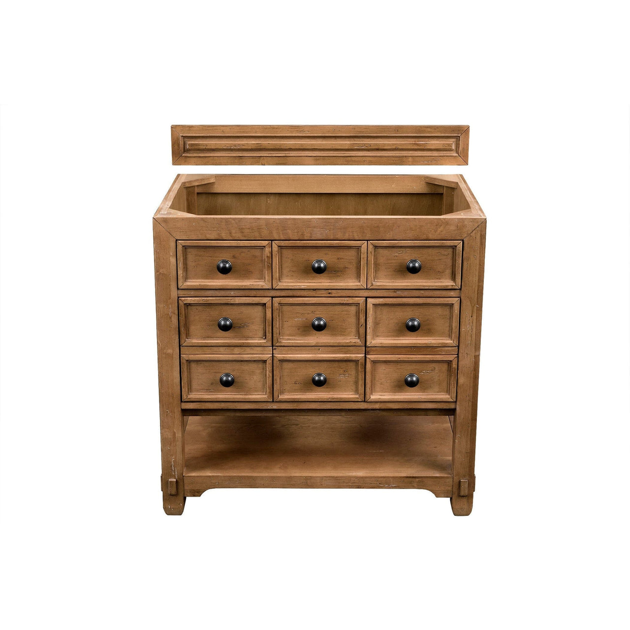 James Martin Malibu 36" Single Vanity Vanity James Martin Honey Alder Cabinet Only 