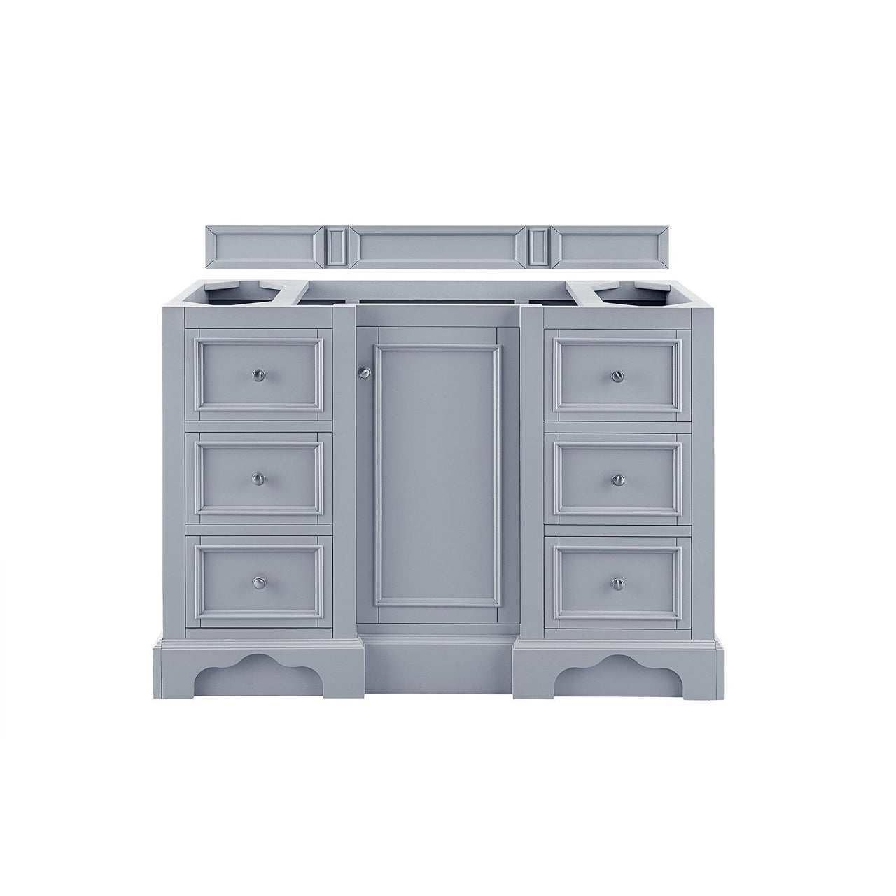 James Martin De Soto 48" Single Vanity Vanity James Martin Silver Gray Cabinet Only 
