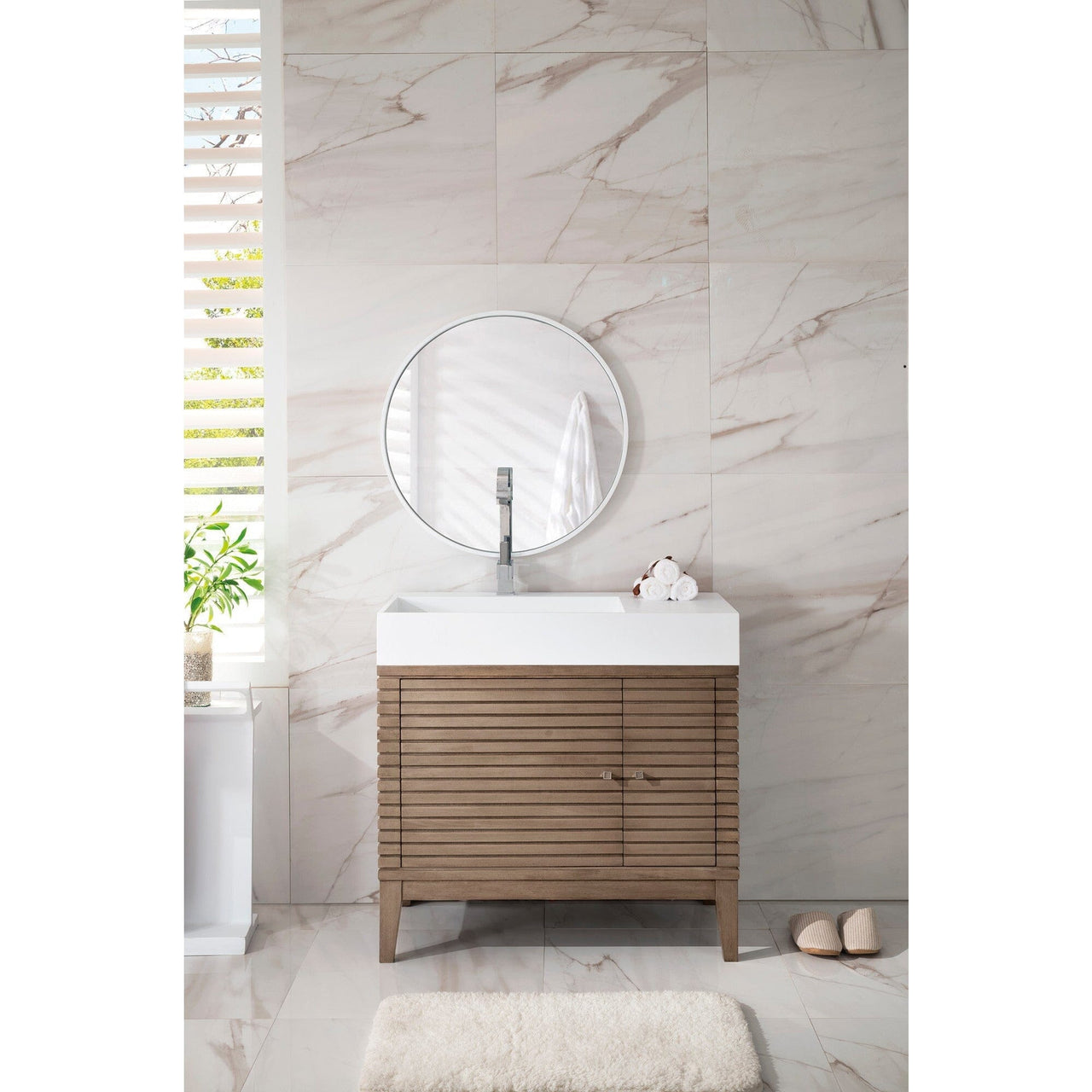 James Martin Linear 36" Single Vanity Vanity James Martin 