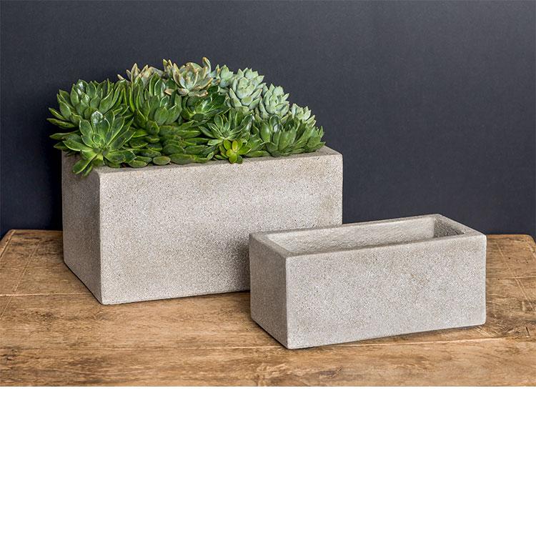 Campania International Rectangle Planter Urn/Planter Campania International 