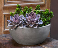 Thumbnail for Campania International Fiber Cement Geo Bowl Urn/Planter Campania International 