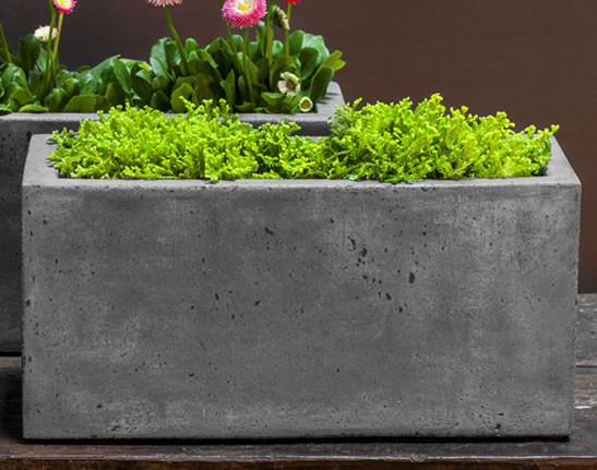 Campania International Fiber Cement Medium Geo Planter Urn/Planter Campania International 