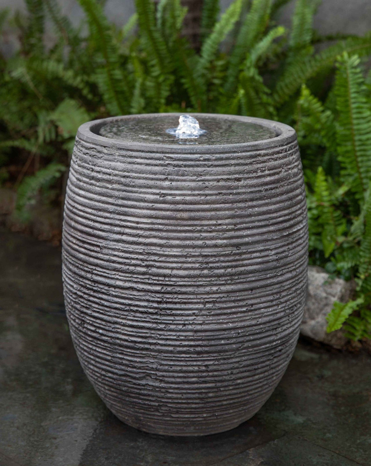 Campania International Fiber Cement Esqueda Fountain - Stone Ledge - S/1 Fountain Campania International 
