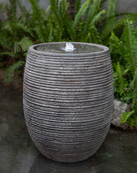 Thumbnail for Campania International Fiber Cement Esqueda Fountain - Stone Ledge - S/1 Fountain Campania International 