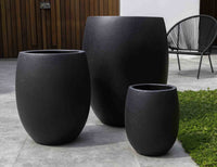 Thumbnail for Campania International Fiber Cement Laguna Planter - S/3 Urn/Planter Campania International Playa Noche 