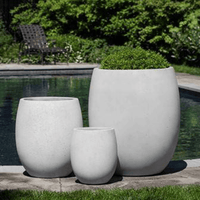 Thumbnail for Campania International Fiber Cement Laguna Planter Urn/Planter Campania International 