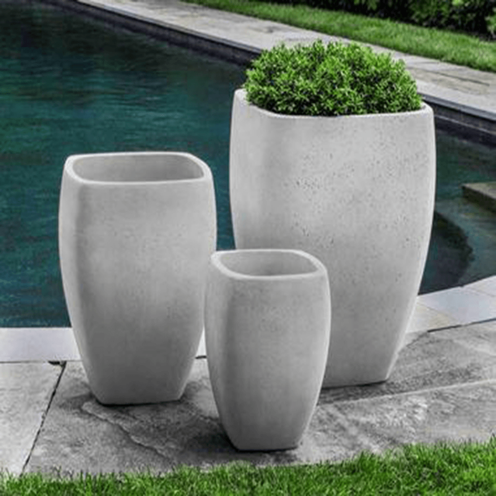 Campania International Fiber Cement Cedros Planter Urn/Planter Campania International 