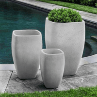 Thumbnail for Campania International Fiber Cement Cedros Planter Urn/Planter Campania International 