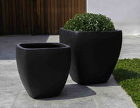 Thumbnail for Campania International Fiber Cement Tecate Planter - S/2 Urn/Planter Campania International Playa Noche 