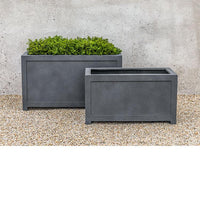 Thumbnail for Campania International Oxford Rectangle Planter Urn/Planter Campania International English Lead Lite Large 