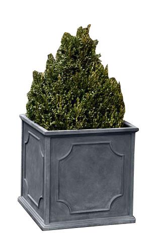 Campania International Fiber Clay XL Cumberland Sq Planter Urn/Planter Campania International 