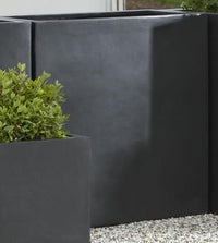 Thumbnail for Campania International Fiber Clay Sandal Planter 361836 - Stone Grey Lite - S/1 Urn/Planter Campania International 