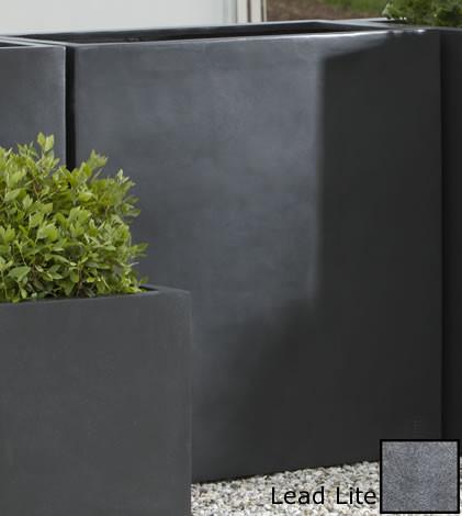Campania International Fiber Clay ML Rect 3636 Urn/Planter Campania International 
