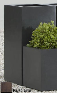 Thumbnail for Campania International Fiber Clay ML Sq 1836 Urn/Planter Campania International 