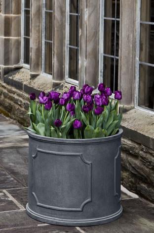 Campania International Fiber Clay XSm Portsmouth Rnd Pltr Urn/Planter Campania International 