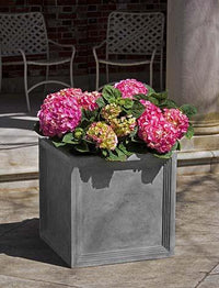 Thumbnail for Campania International Fiber Clay Sm Sandhurst Sq Plntr Urn/Planter Campania International 