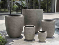 Thumbnail for Campania International Fiber Clay Bradford Planter - (S/5) Urn/Planter Campania International Riverstone Lite Extra Large 