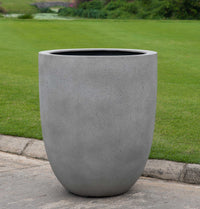Thumbnail for Campania International Fiber Clay Bradford Planter - (S/5) Urn/Planter Campania International Stone Grey Lite Extra Large 