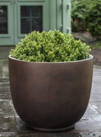 Thumbnail for Campania International Fiber Clay Danilo Planter - (S/5) Urn/Planter Campania International Rust Lite Extra Large 