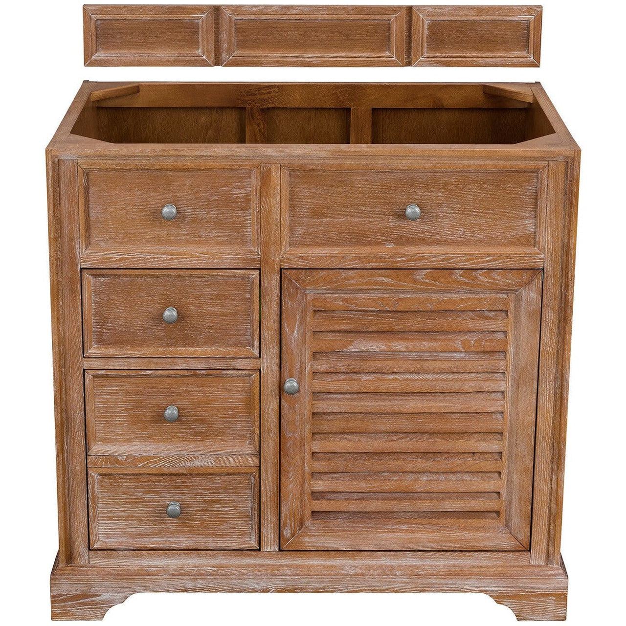 James Martin Savannah 36" Single Vanity Vanity James Martin Driftwood Cabinet Only 