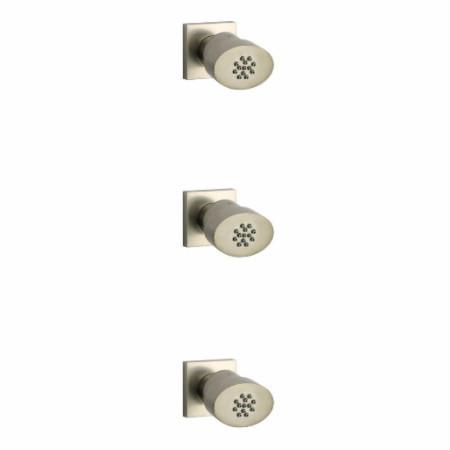 Latoscana Lady 3 Body Jets In Brushed Nickel bathtub and showerhead faucet systems Latoscana 