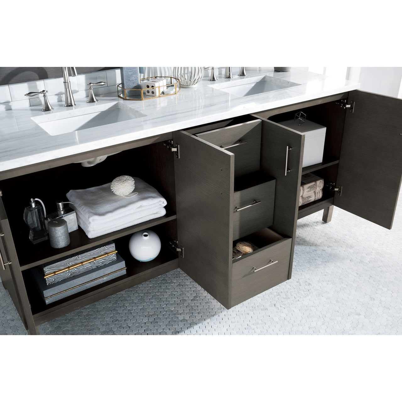 James Martin Metropolitan 72" Double Vanity Vanity James Martin 