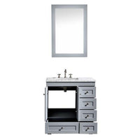 Thumbnail for Eviva Acclaim 28″ Transitional Bathroom Vanity w/ White Carrara Top Vanity Eviva 