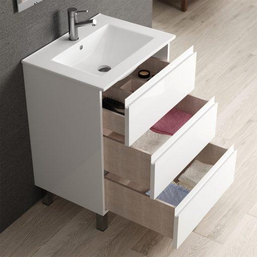 Eviva Vigo 24″ Bathroom Vanity With White Integrated Porcelain Sink Vanity Eviva 