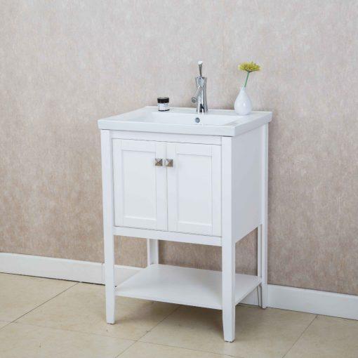 Eviva Tiblisi 24″ Modern/Transitional Bathroom Vanity with White Porcelain Sink Vanity Eviva 