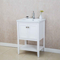 Thumbnail for Eviva Tiblisi 24″ Modern/Transitional Bathroom Vanity with White Porcelain Sink Vanity Eviva 