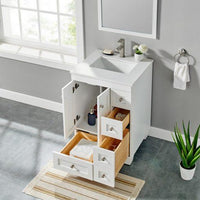 Thumbnail for Eviva Acclaim 24″ Transitional Bathroom Vanity w/ White Quartz Top Vanity Eviva 