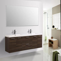 Thumbnail for Eviva Luxury 84 inch bathroom vanity with integrated acrylic sinks Vanity Eviva 