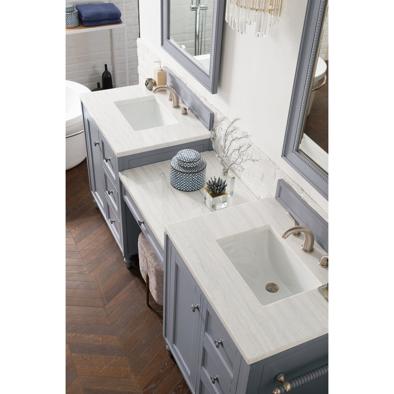 James Martin Copper Cove Encore 86" Double Vanity Set Vanity James Martin 