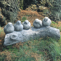 Thumbnail for Campania International Cast Stone Birds on a Log Statuary Campania International 