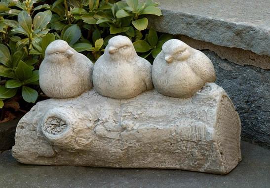 Campania International Cast Stone Three's a Crowd Statuary Campania International 