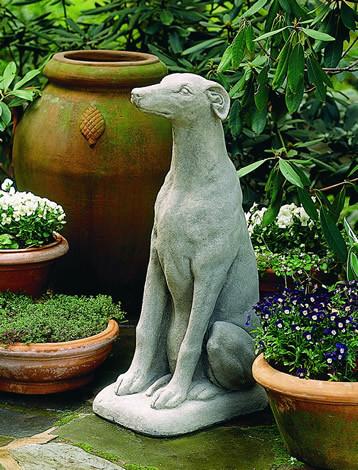 Campania International Cast Stone Greyhound Statuary Campania International 