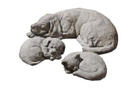 Thumbnail for Campania International Cast Stone Curled Cat Small Statuary Campania International 