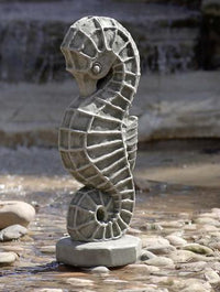 Thumbnail for Campania International Cast Stone Seahorse Statuary Campania International 
