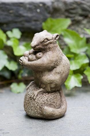 Campania International Cast Stone Autumn Chipmunk Statuary Campania International 