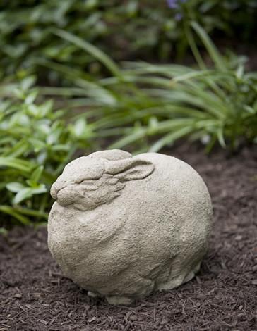 Campania International Cast Stone Fat Rabbit Statuary Campania International 