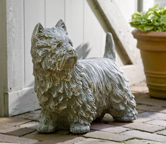 Campania International Cast Stone Westie Statuary Campania International 